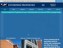 Tablet Screenshot of enterprise-properties.net